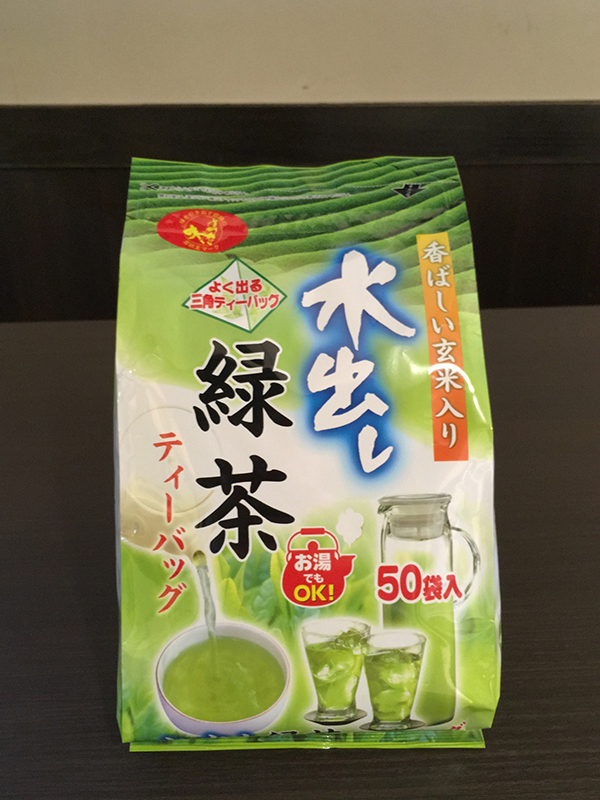 水出し緑茶ティーバッグ玄米入り